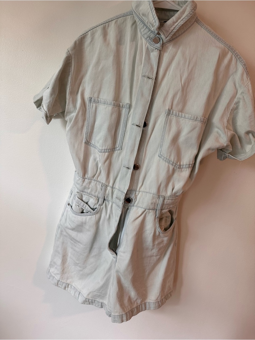 Zara Denim Romper